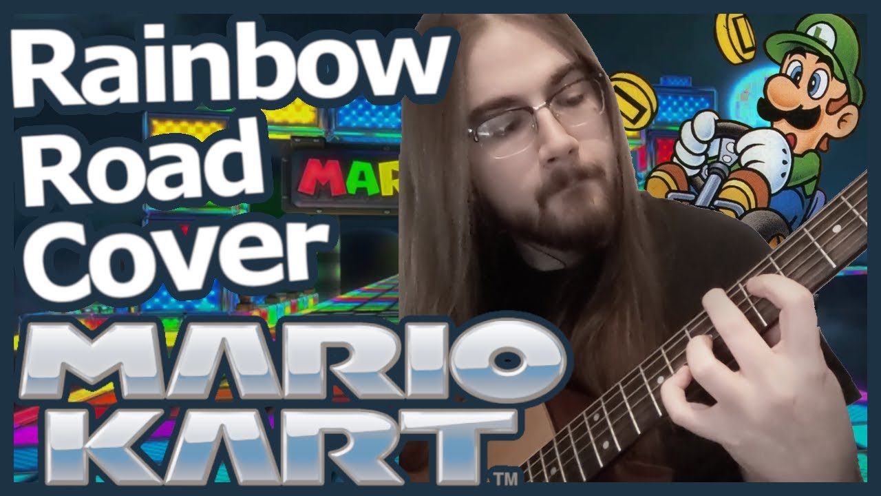 Rainbow Road (SNES) - Super Mario Kart [Ambient Guitar / Synth Cover]