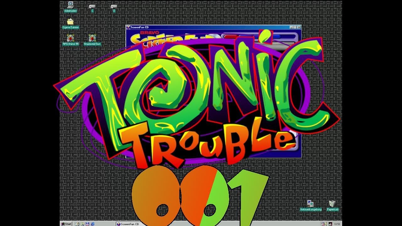 Let's Play Tonic Trouble 001 - ScreenFun-CD durchsuchen und Instalation