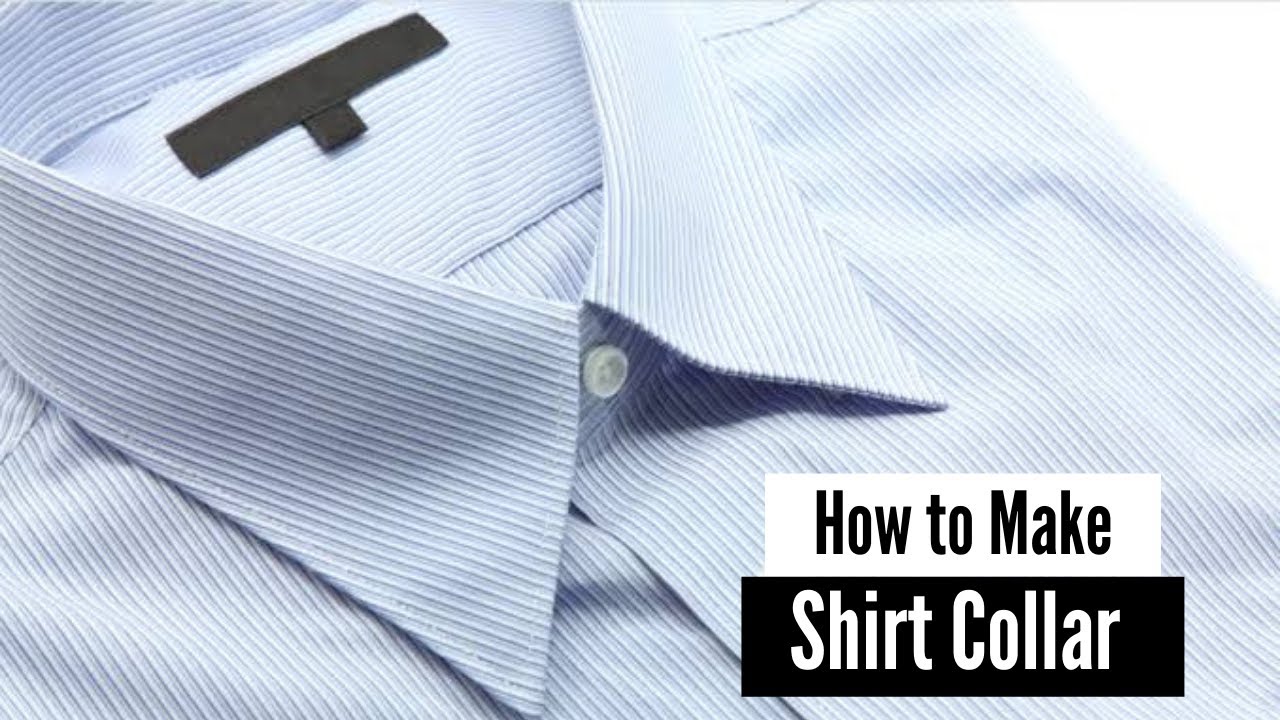 Easy way to Cut and Sew a COLLAR Shirt| DIY Collar