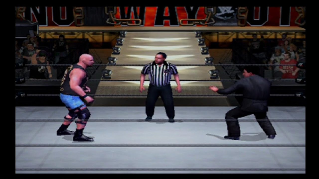 Stone Cold vs Eric Bischoff - WWE Smackdown HCTP (PS2)