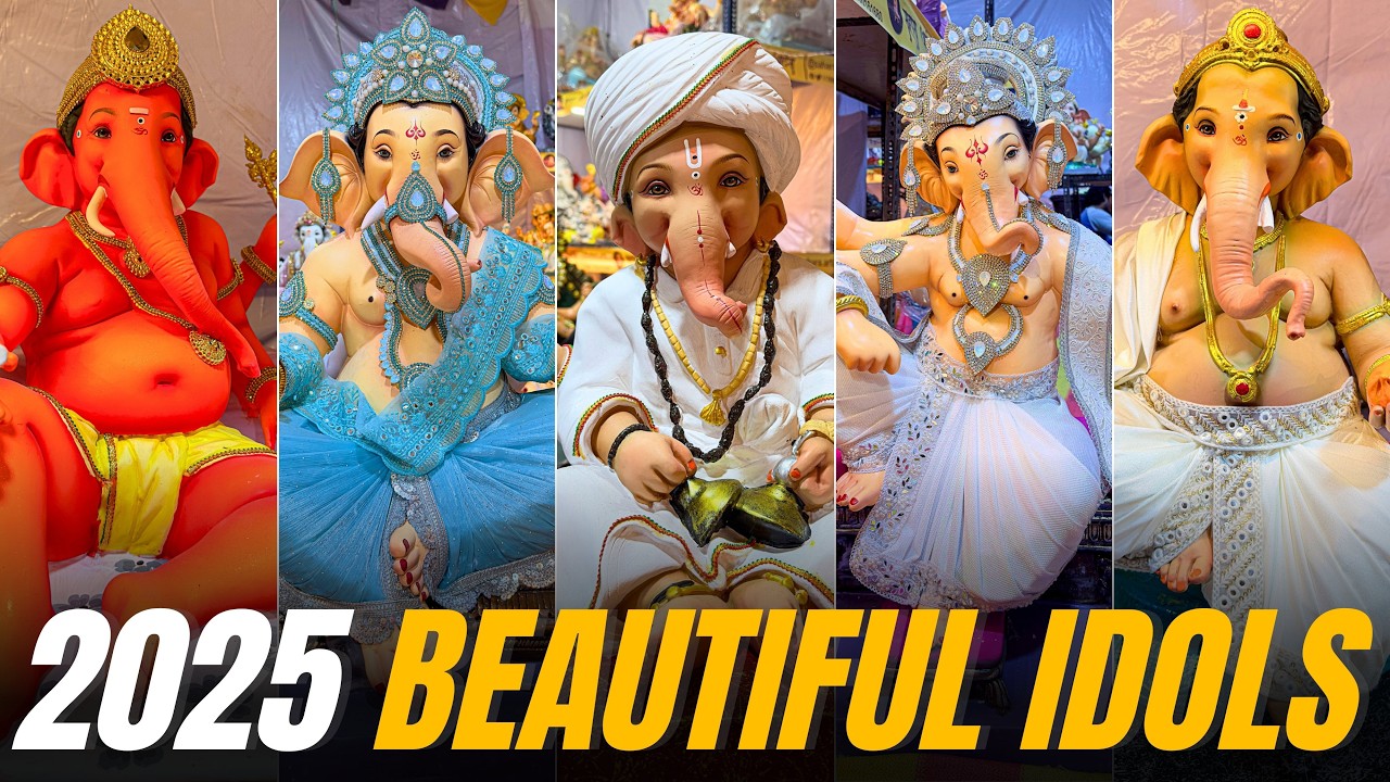 2025 Most Beautiful Ganpati Murti at Sahara Arts Vikhroli Mumbai | Mumbai Cha Ganpati