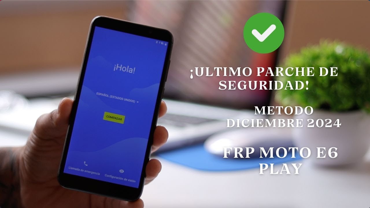 Eliminar la cuenta de google Moto E6 Play, METODO DEFINITIVO diciembre 2024 ULTIMA SEGURIDAD!