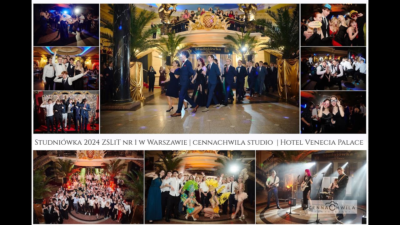 Studniówka 2024 ZSLiT nr 1 w Warszawie | Wiśniowa | Hotel Venecia Palace - Film 4K