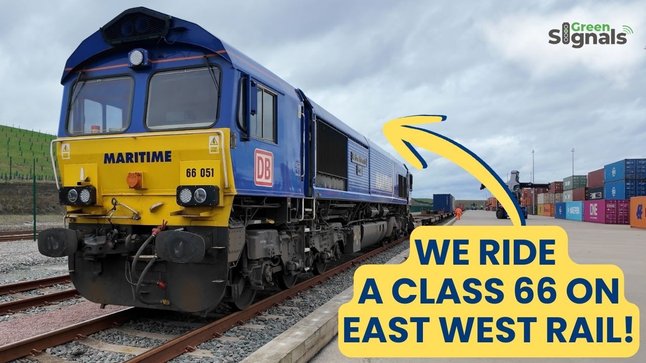 We ride a Class 66 on East West Rail