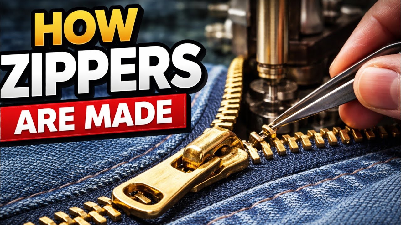 Amazing Zipper Manufacturing Process 