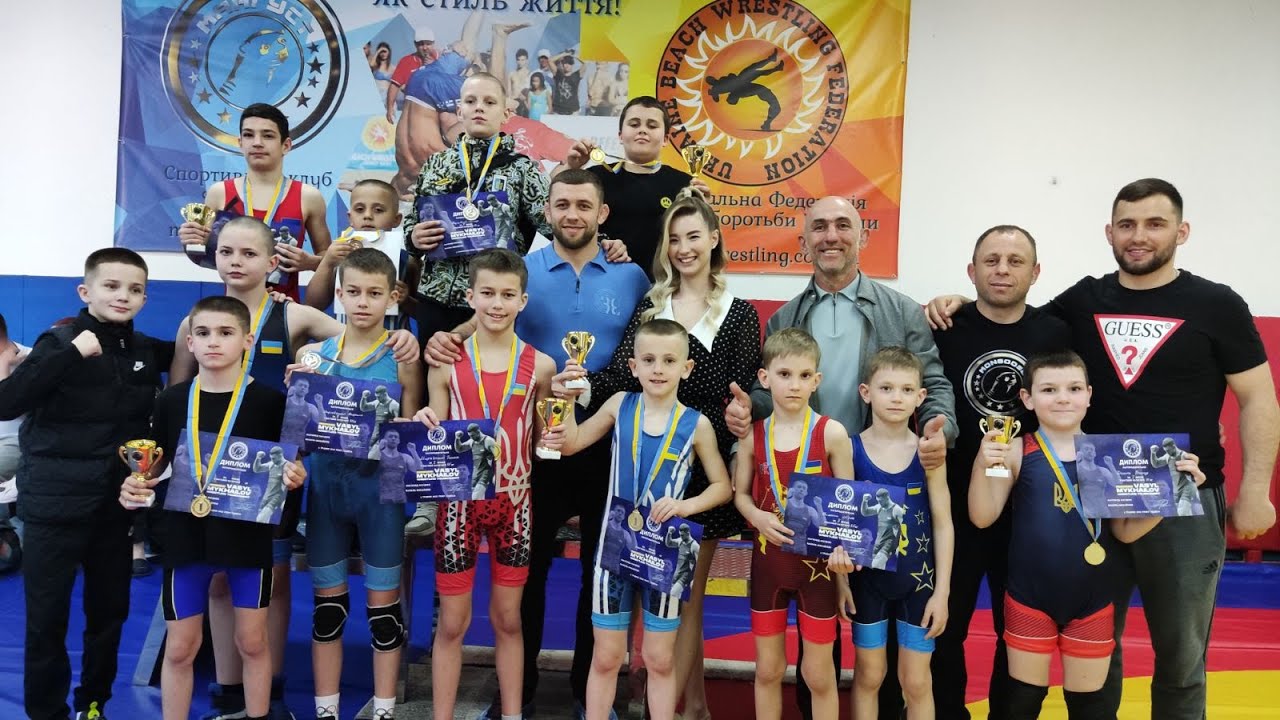 Вольная борьба Одесса турнир Василия Михайлова/ Wrestlers team Odessa. Vasily Mikhailov tournament