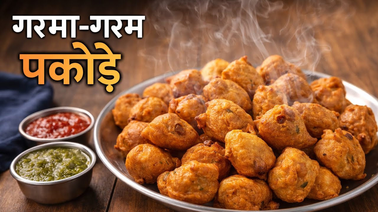 बीना फुले बीना तेल सोखे,कुरकुरे पकौड़े 