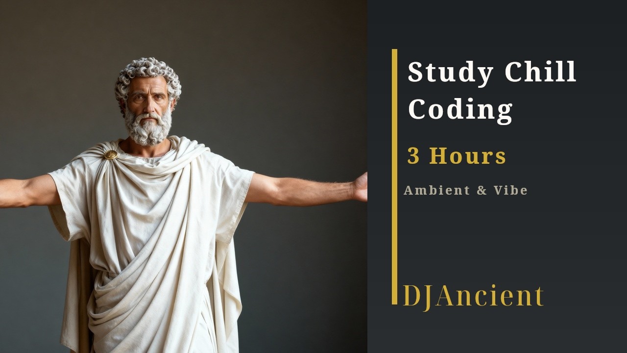 3 Hours Focus, Chill., and Coding Music | Ancient Greek Instruments Mix, Ambient & Year 3000