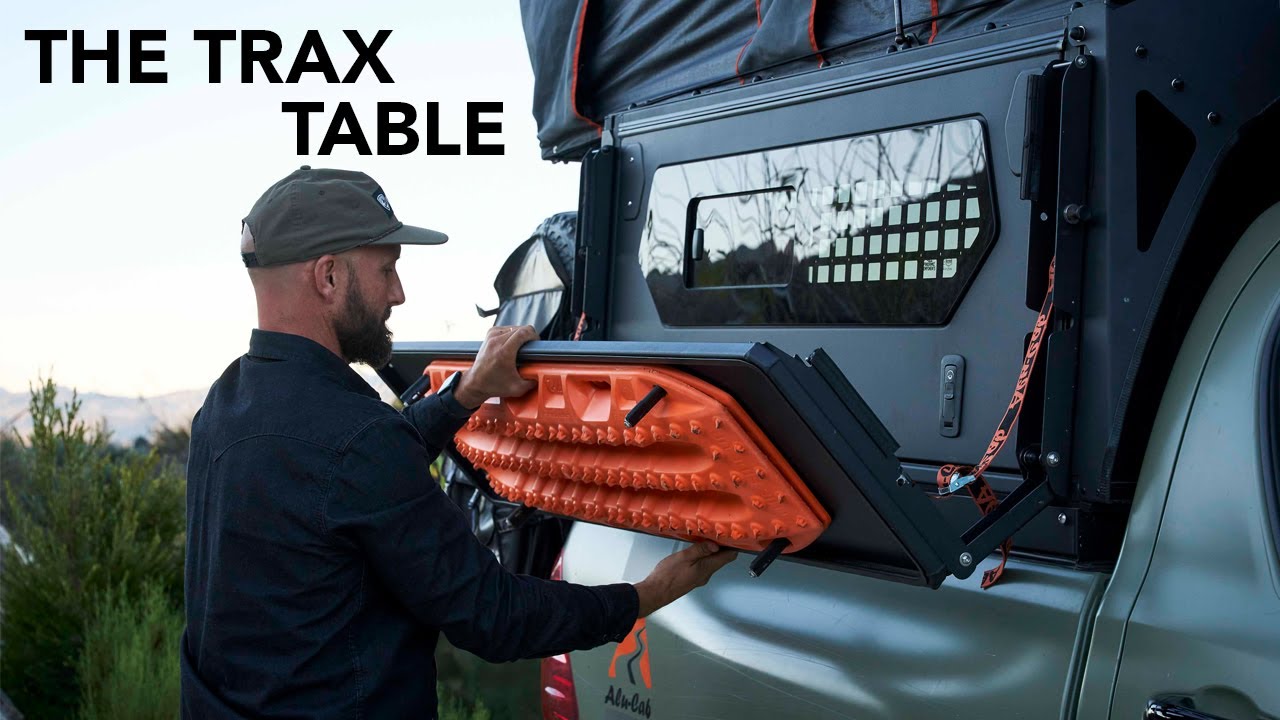 Alu-Cab Accessories | The Trax Table | Camping Accessories