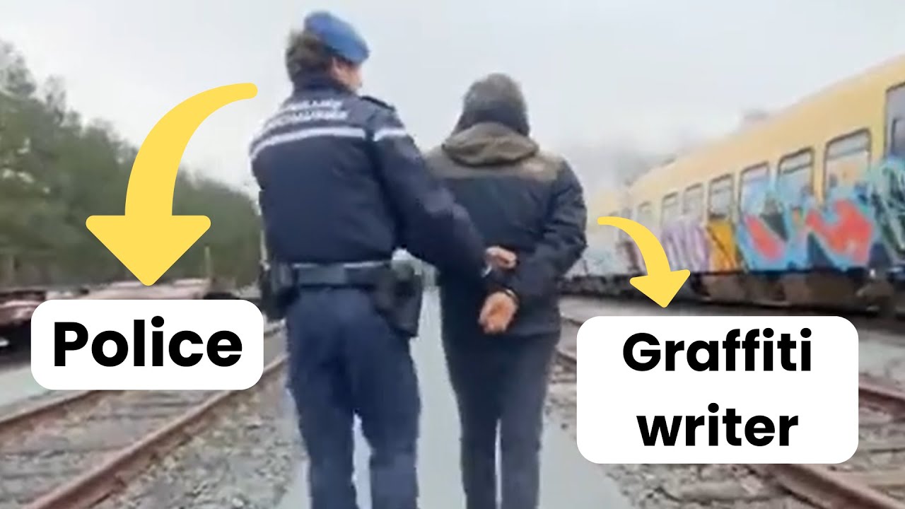GRAFFITI WRITERS VS POLICE (GRAFFITI CHASES)