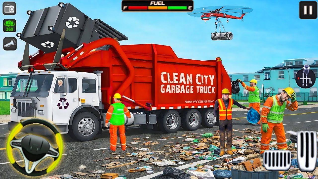 Garbage Trash Truck Simulator 3D Ultimate City Cleanup Challenge 2026 🚛🔥 (Android Gameplay)