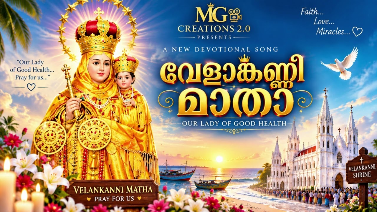 വേളാങ്കണ്ണി മാതാ | Velankanni Matha | New Malayalam Devotional Song 2026 | MG Creations 2.0