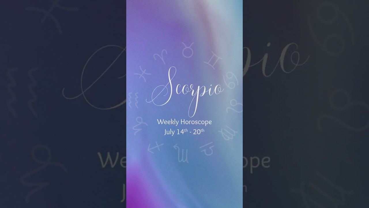 Weekly Horoscope Scorpio July 14&ndash;20 ~ Reveal It, Don&rsquo;t Resist It 🦂🔓 #scorpioenergy #weeklyshorts