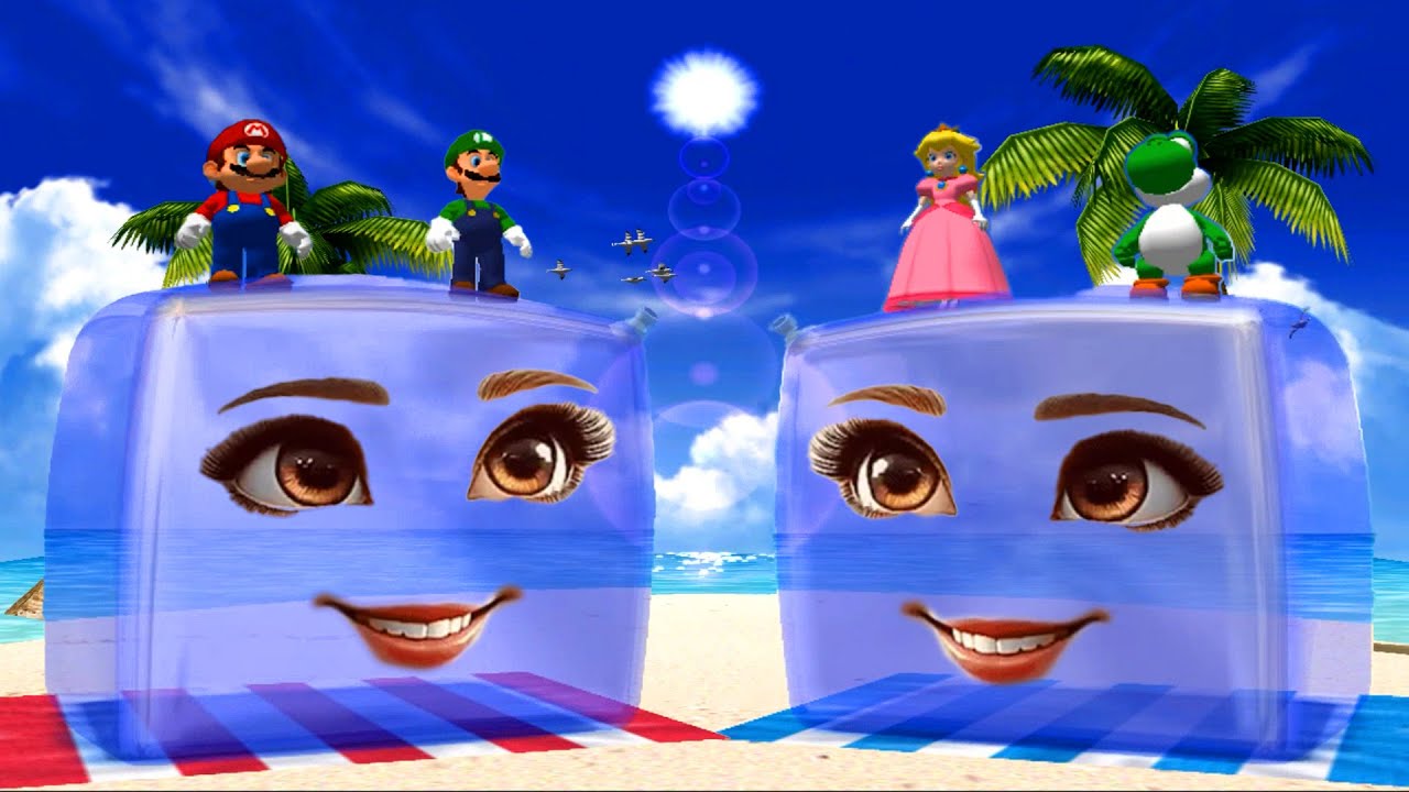 【マリオパーティ4】ミニゲームマリオVsルイージVsピーチVsヨッシー( 最強CPU｢たつじん」)