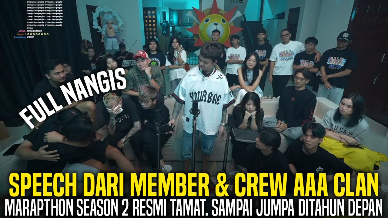 FULL NANGIS!! SPEECH PENUTUP MARAPTHON SEASON 2!! | MARAPTHON SEASON 2 - Welcome To Thousand Sunny