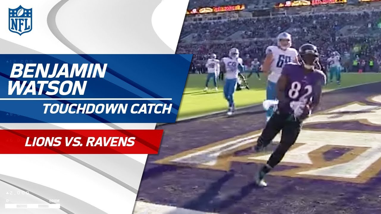 Flacco Hits Wallace for Huge Gain to Set Up Watson's TD Grab! | Lions vs. Ravens | NFL Wk 13