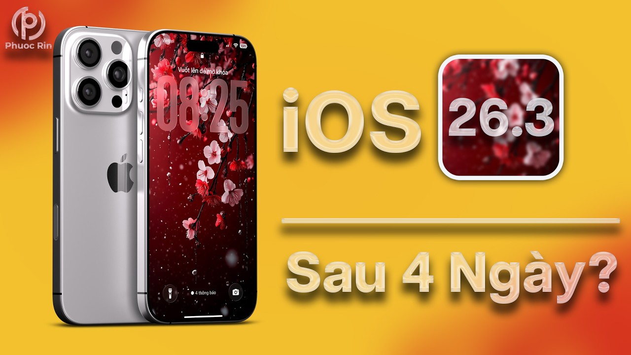 iOS 26.3 sau 4 ngày?