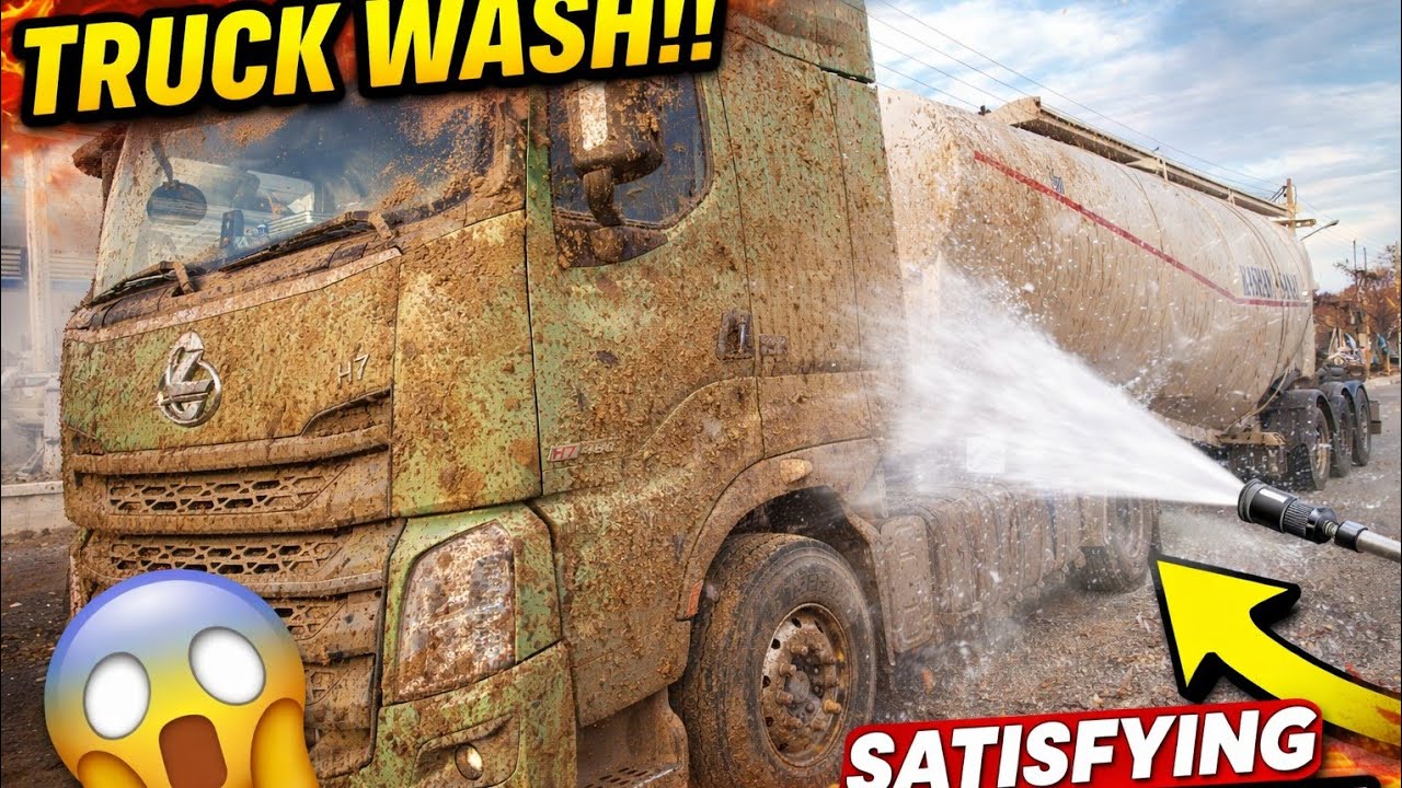 😱 EXTREMELY DIRTY TRUCK WASH | SATISFYING TRANSFORMATION!