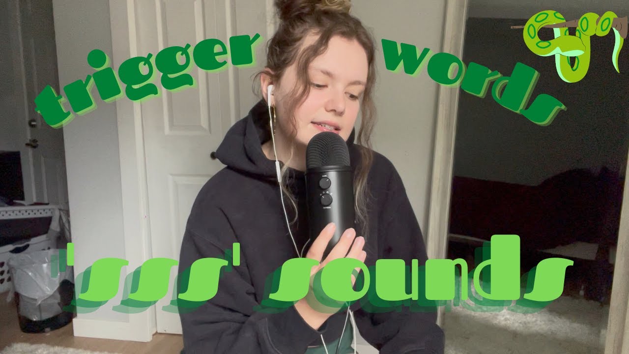 ASMR trigger words with 's' sounds🐍