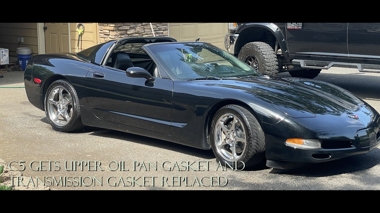 Changing Corvette C5 upper oil pan gasket and Transmission filter