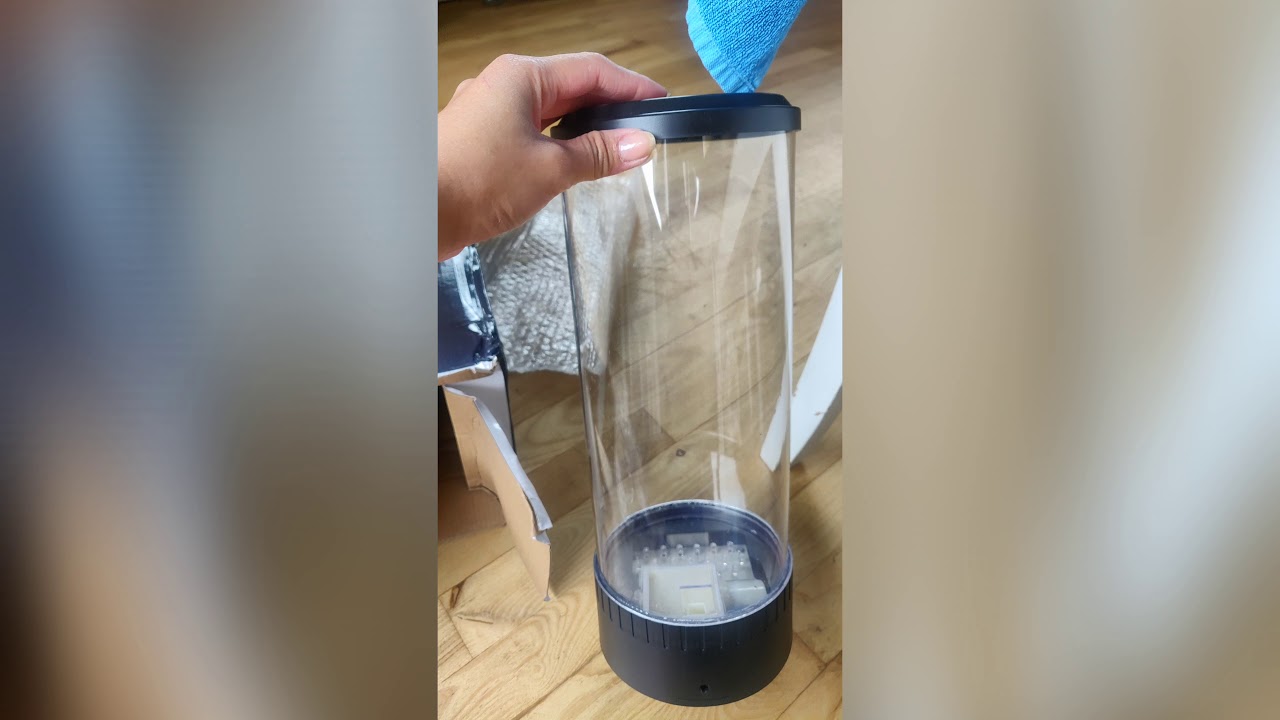 Setting up a new jelly fish tank led lamp from wish!!!