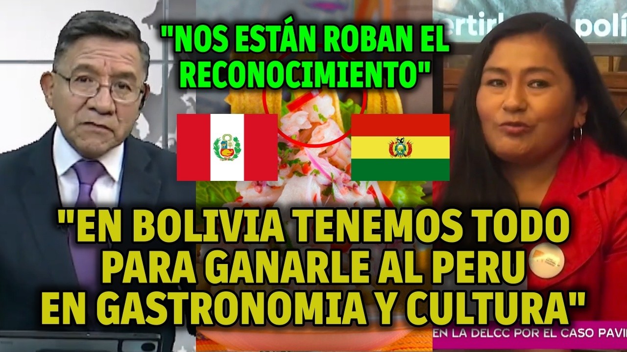 BOLIVIANA AFIRMA QUE EL PERÚ LES ESTÁ QUITANDO EL RECONOCIMIENTO QUE ELLOS MERECEN