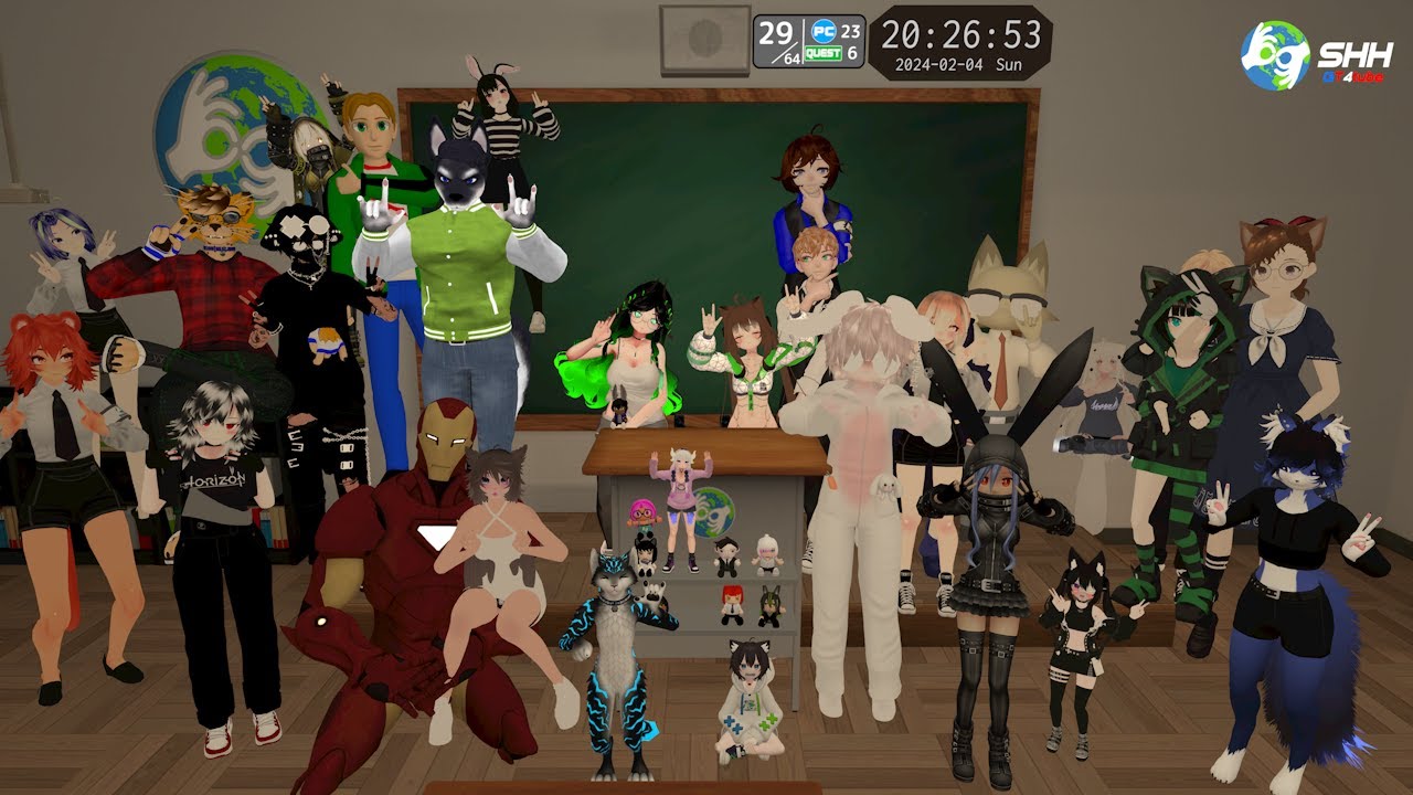 VRChat ASL Class Custom Lesson 2024 02 04