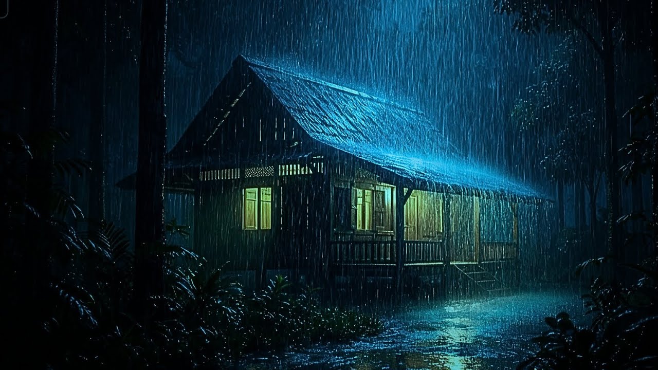 Deep Sleep Rain Sounds 🌧️ Thunderstorm Ambience | Relax, Stress Relief & Insomnia