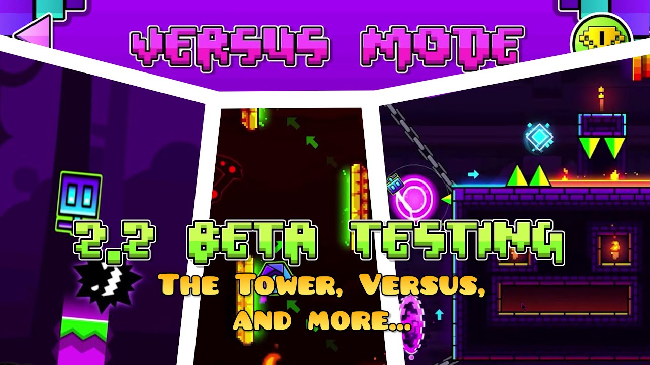 (April Fools) Beta Testing the 2.2 update! | Geometry Dash 2.2