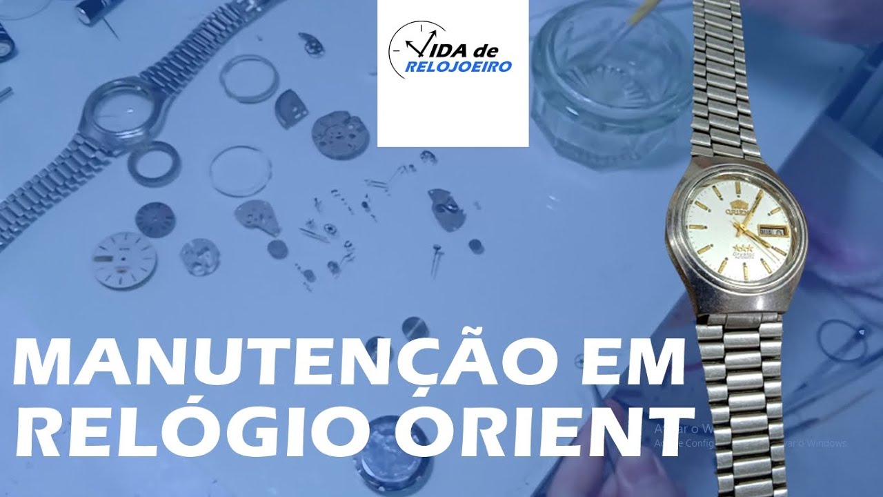 Revisão geral em relógio Orient  passo a passo