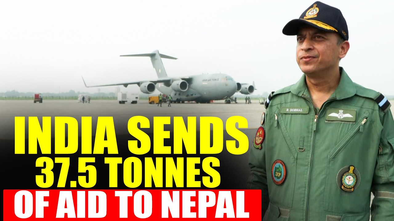 LIVE: India Sends 37.5 Tonnes of Relief Aid in 2nd Flight | Nepal Flash Floods