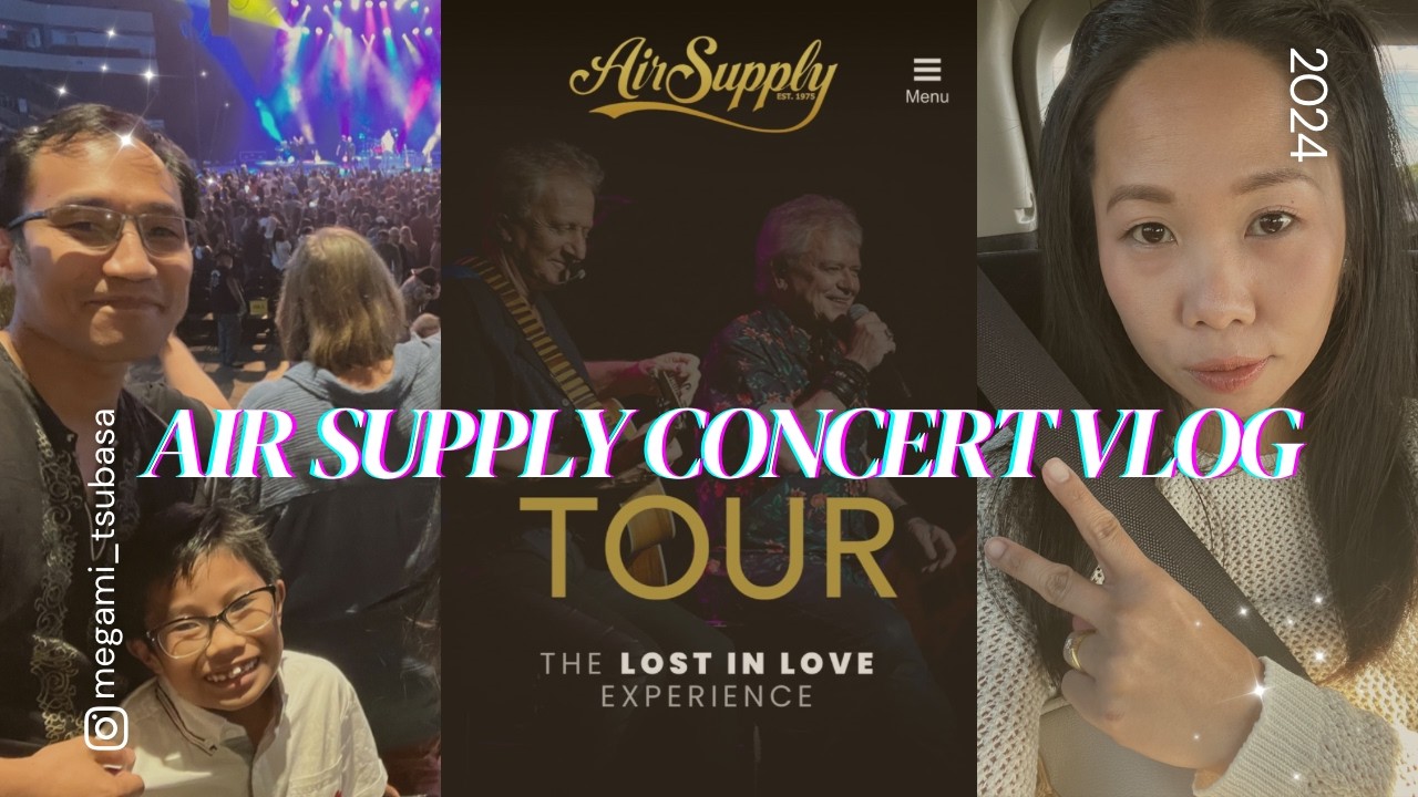 Air Supply - Lost In Love tour concert 🌼 Vlog 🌼 Cedar Park, TX 🌼 HEB Center 🌼 2024