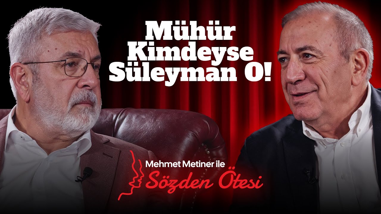 G&uuml;rsel Tekin: &ldquo;Karar Defteri Bizde, M&uuml;h&uuml;r Kimdeyse S&uuml;leyman O!&rdquo; | S&ouml;zden &Ouml;tesi