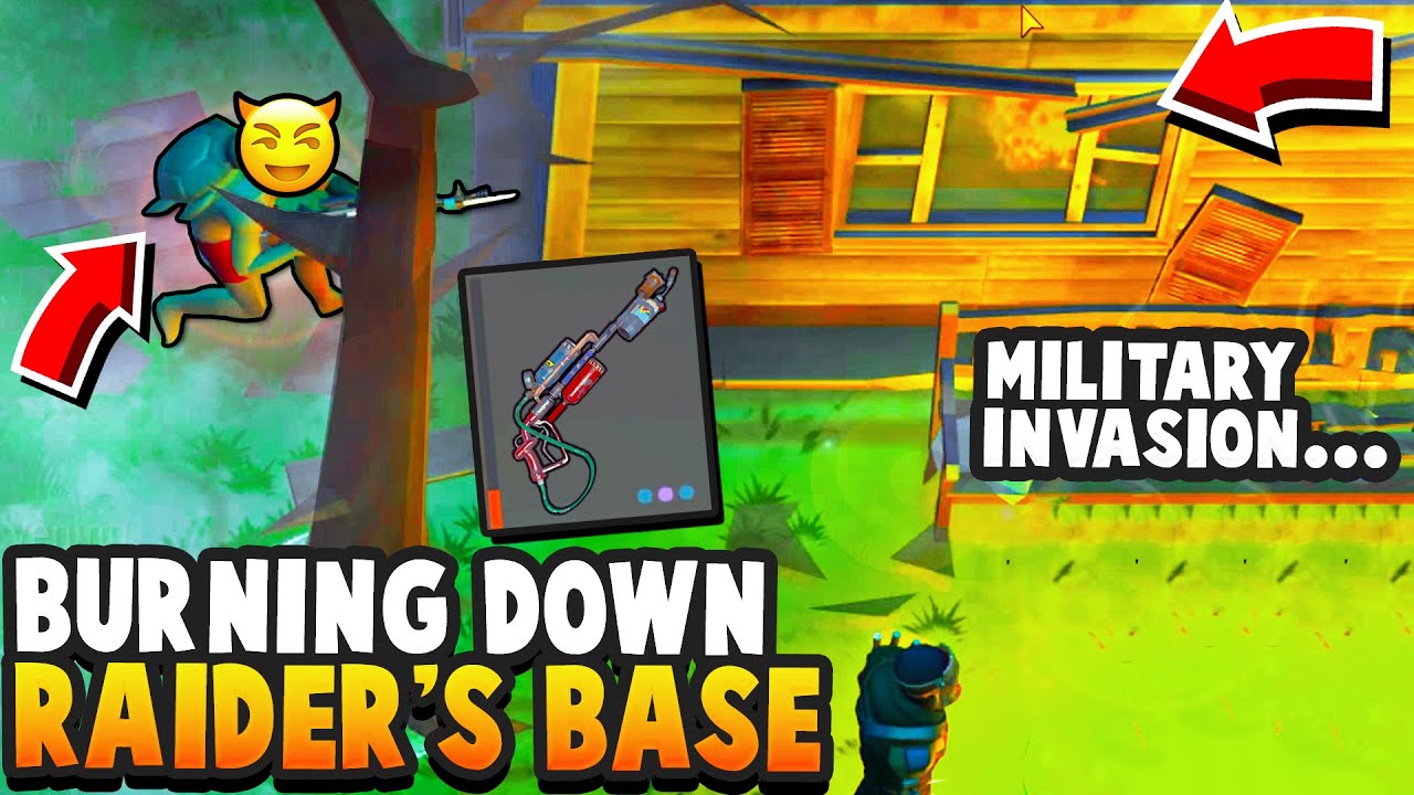 BURNING DOWN THE RAIDERS BASE (Military Invasion at the Commune...) - Last Day on Earth Survival