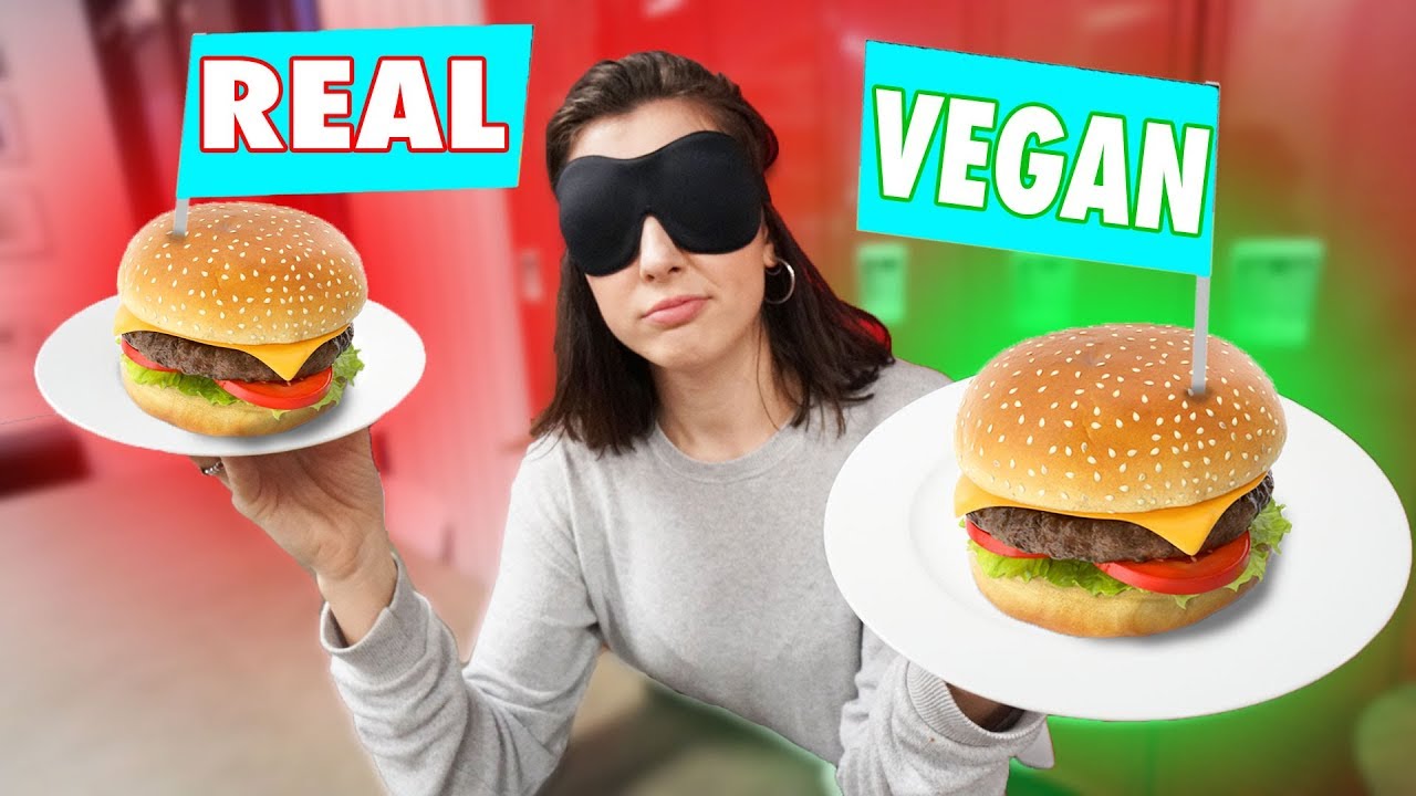 Real VS Vegan: Blindfolded Taste Test!