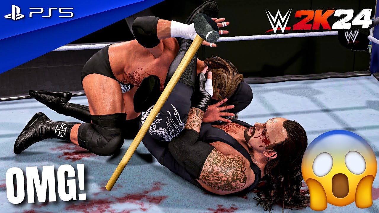 WWE 2K24 - Triple H vs. The Undertaker - WrestleMania 27 No Holds Barred Match | PS5™ [4K60]