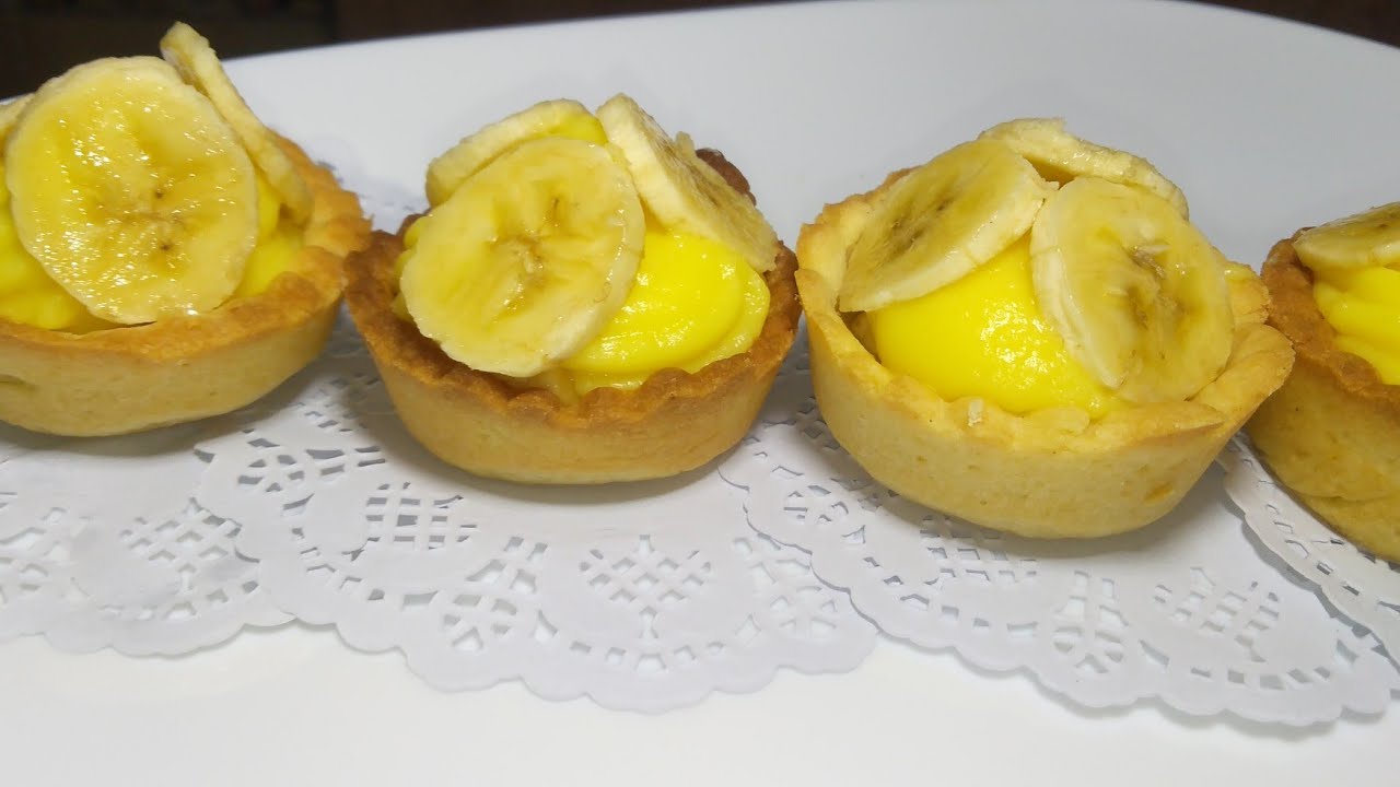 mini tartelettes aux bananes 😋🍌🍌🍌🍌
