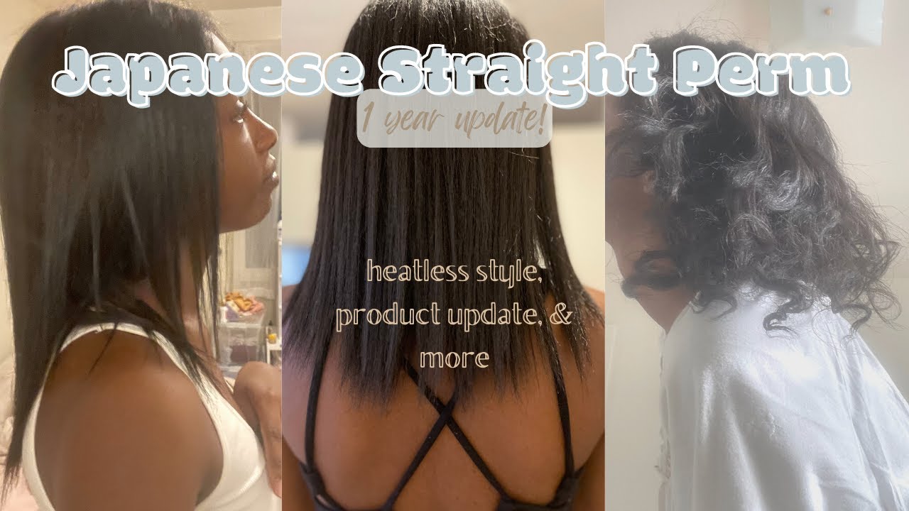 1 Year of Japanese Straight Perm Grew My Hair