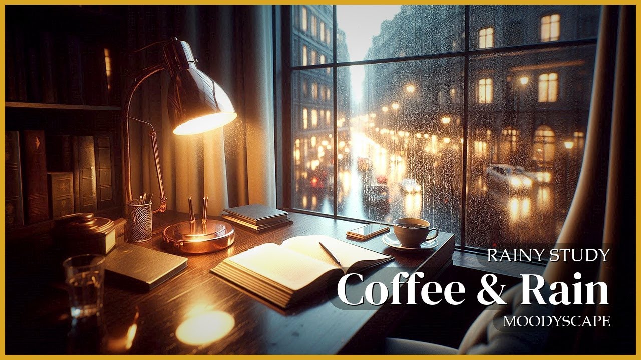 Coffee & Rain ☕🌧️ — Jazz for Café Study (30 Min)