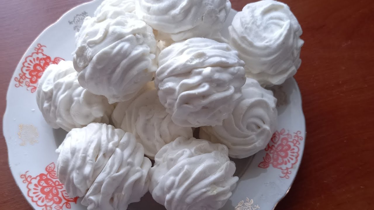 Зефір ручним міксером🍥🍥🍥Танюшкини вкусняшки