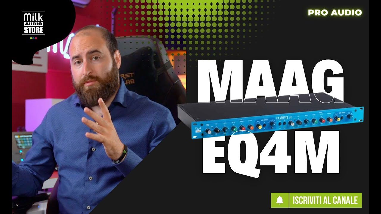 MAAG EQ4M - Equalizzatore da Mastering preciso e arioso