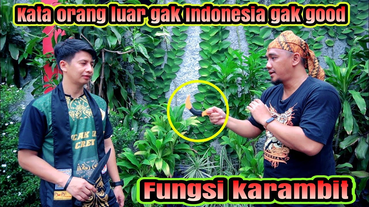 Ternyata Ini Fungsi Pegang Karambit ??|| Belajar Karambit sama Master Nunchaku Guru Deddy Irmawan