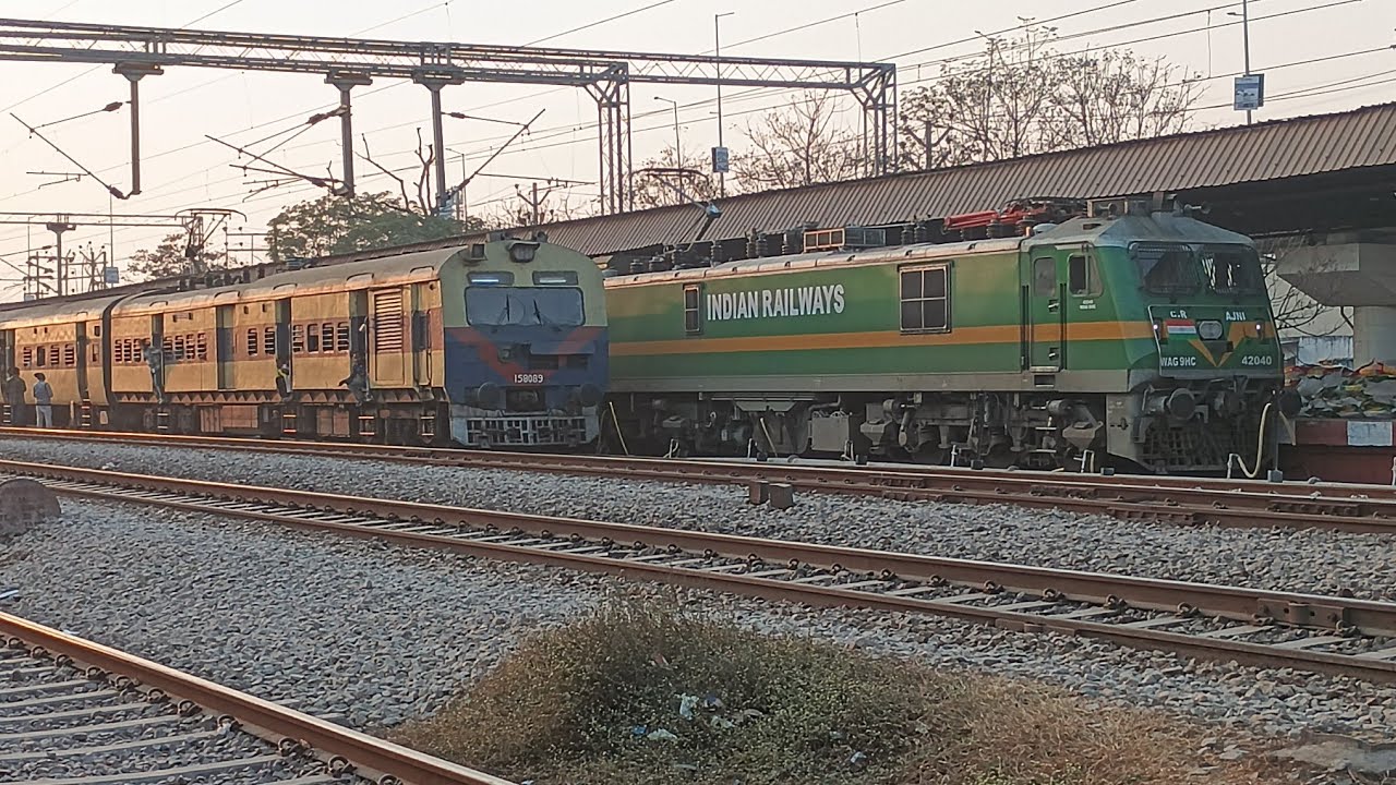 #Full Speed Express Train Overtaking! (Must Watch)🔥🔥