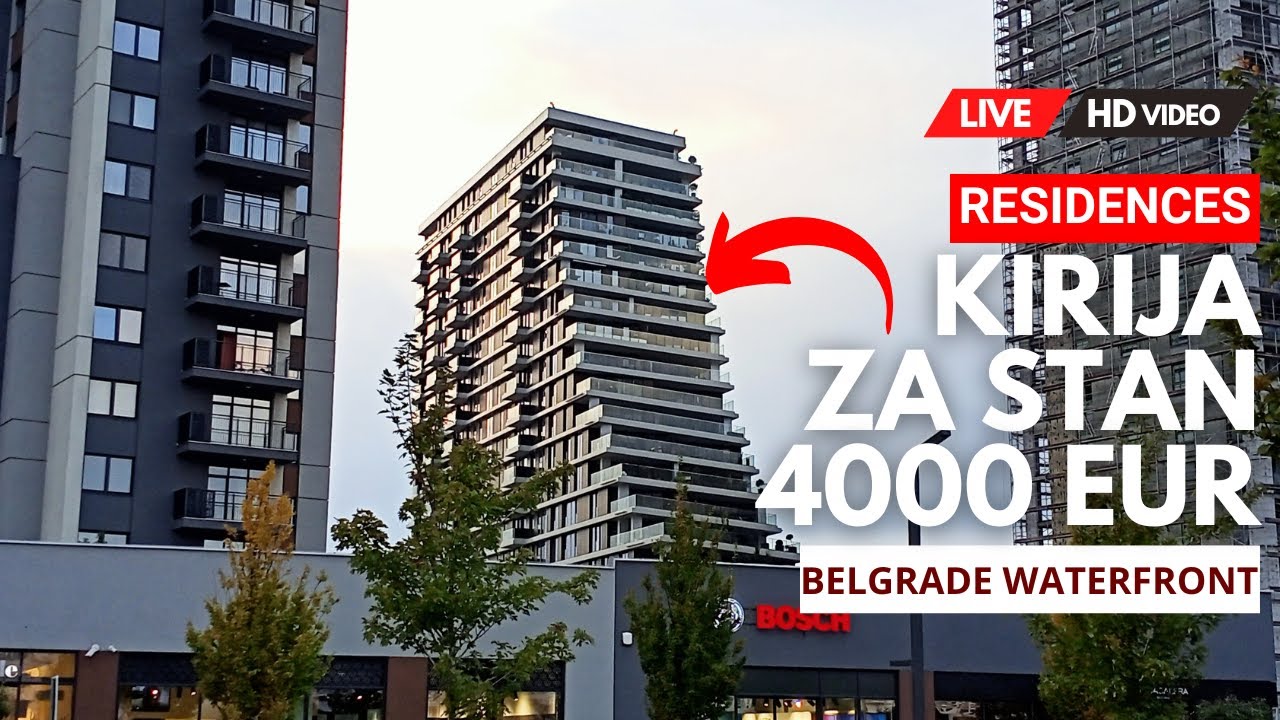 Ovo je zgrada sa najskupljom kirijom za stan u Beogradu na vodi  HD Video (1080p)