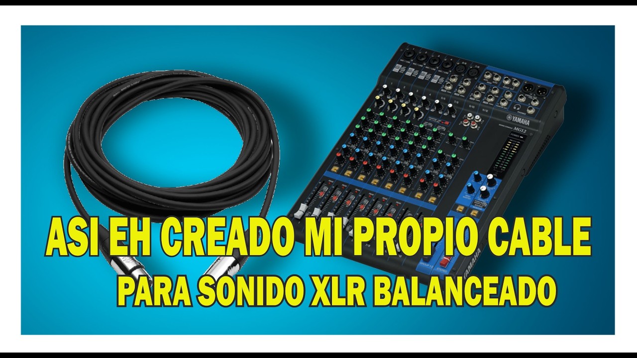 Fabrica tu propio Cable de Plug Estéreo a Canon Macho ( TRS a XLR Macho)