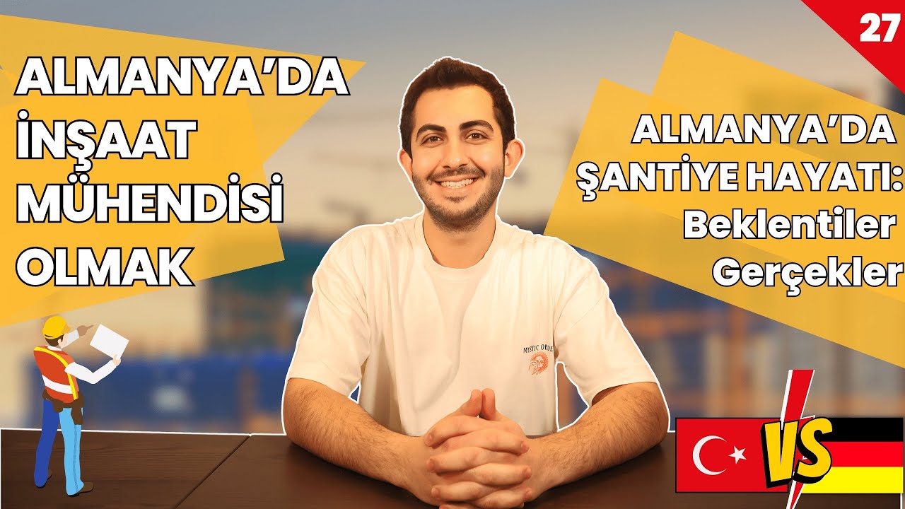 Almanya'da inşaat mühendisliği! 👷🏻‍♂️ Mühendis olarak nasıl gelinir?