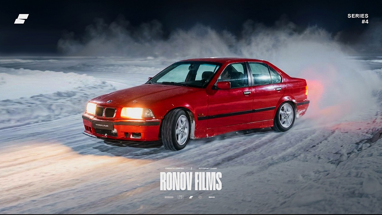 BMW 1JZ первый выезд | Гоняем по ледяному озеру