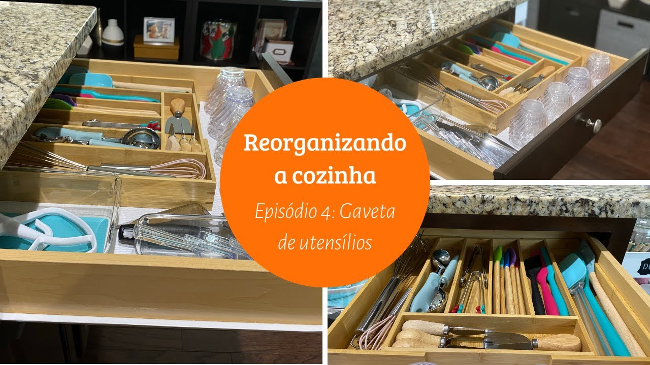 Reorganizando a cozinha - EP4: Gaveta de utensílios para sobremesa | Cozinha | Valéria Angelotti