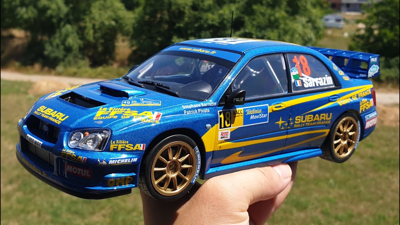 SUBARU IMPREZA S9 WRC Rally  Cataluna 2004 Sarrazin 1/18 Altaya  IXO