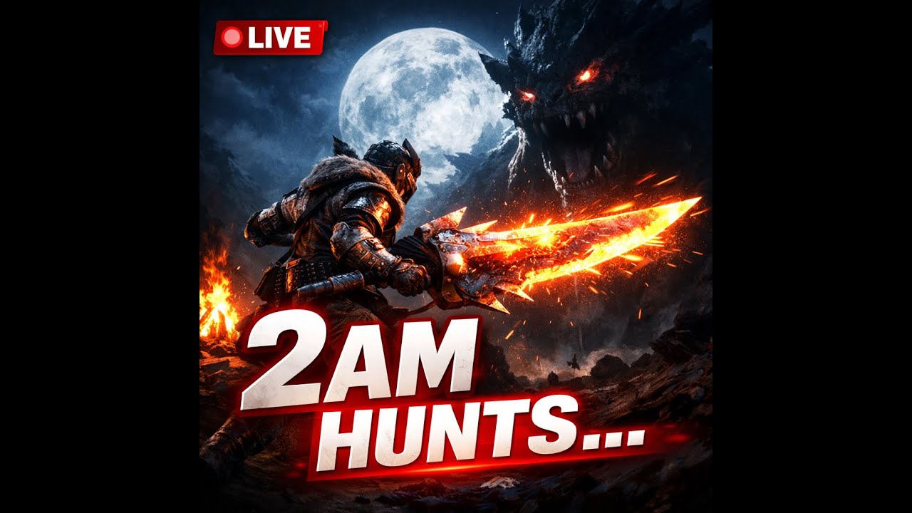 Late Night Monster Hunter Wilds Grind 🌙 | Gear Up With Chat | Can We Craft OP Armor?